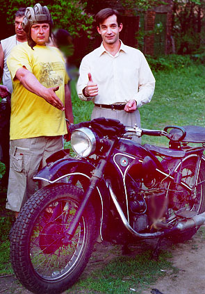 BMW R 35 1939,      -  "  "      . . . Lomakov`s Museum oldtimer (classic, antique, veteran) automobiles and motorcycles. Moscow. Russia.